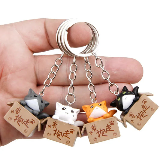 Kitten Animal Key Ring Pendant