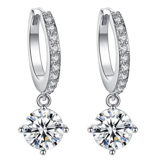 Zircon Polygon Earrings
