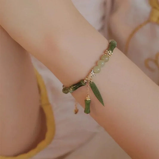 Bamboo Beaded Bracelet