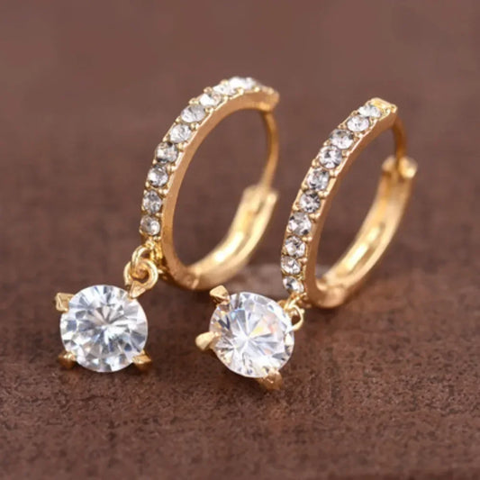 Zircon Polygon Earrings