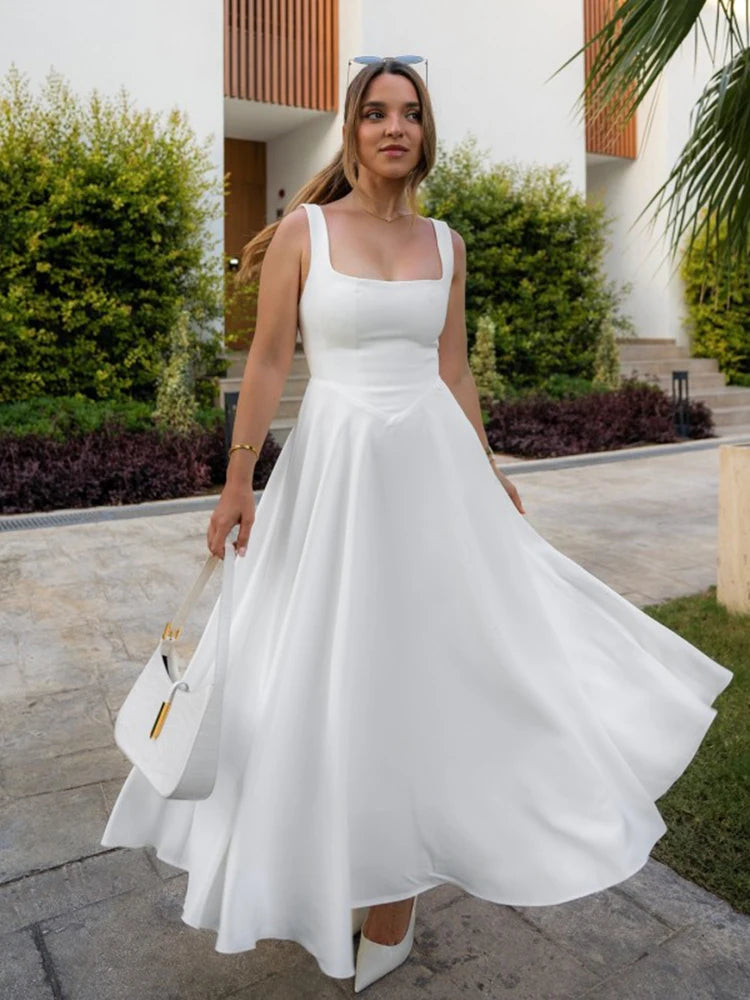 Sleeveless A-Line Dress