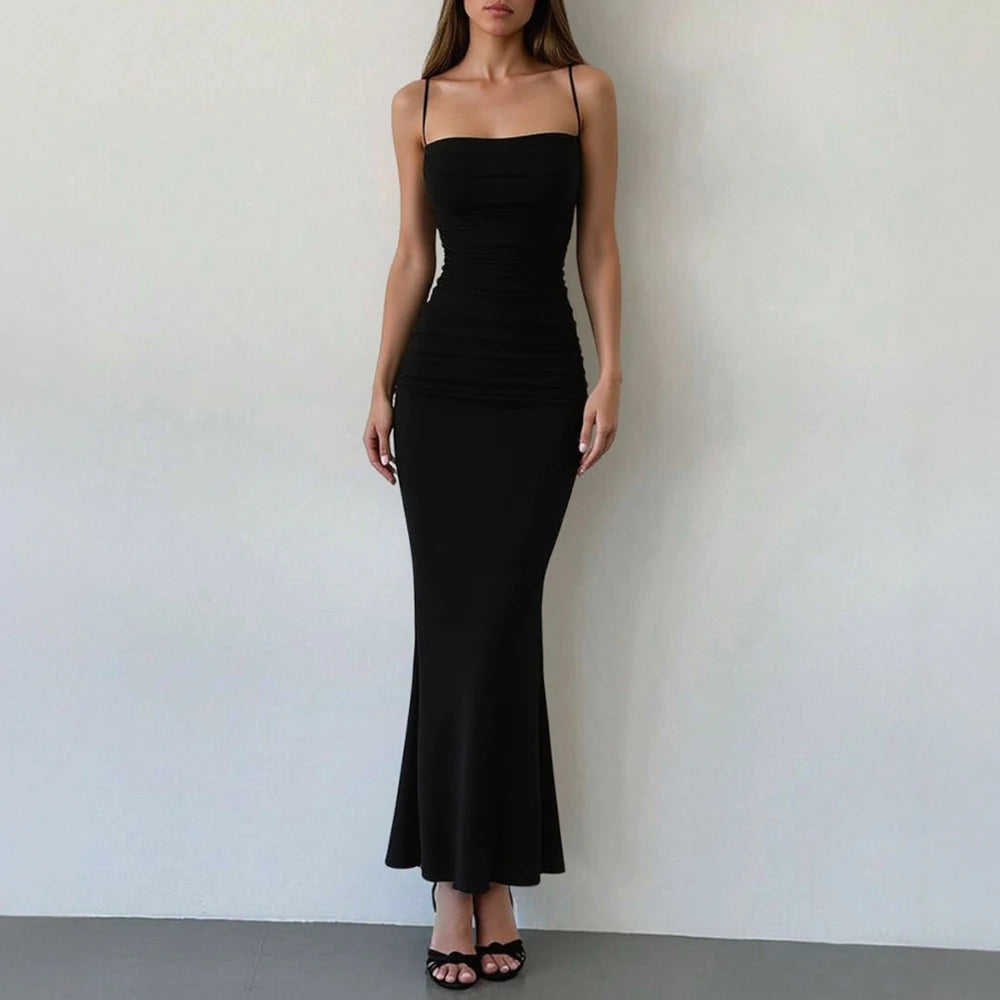 Strapless Ankle-Length Dress