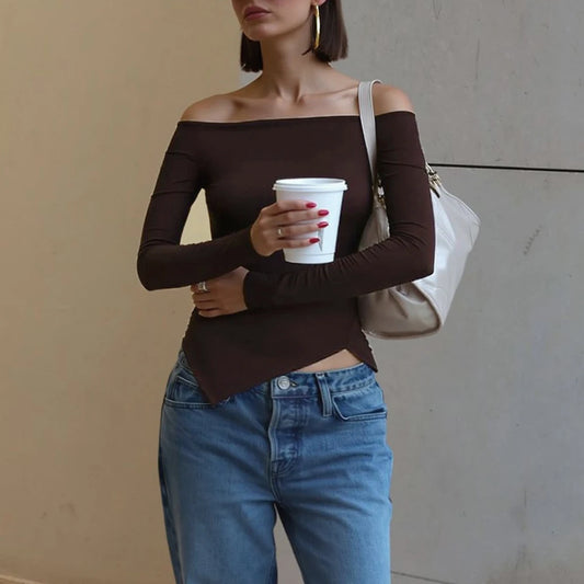 T-Shirt Off Shoulder
