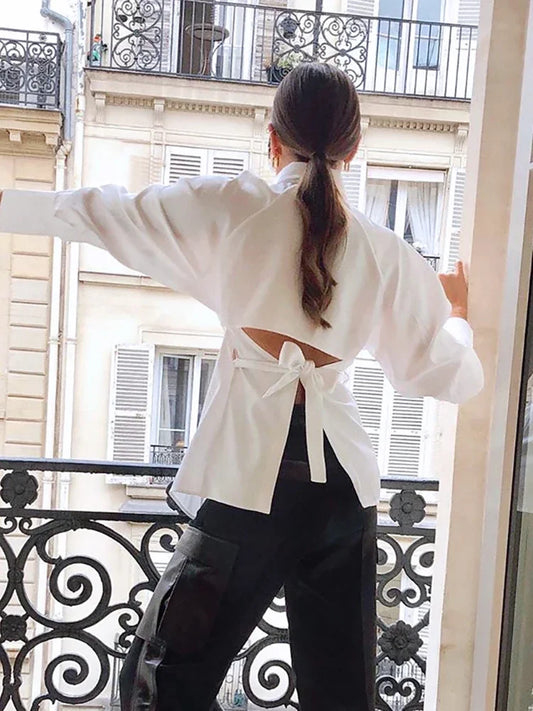High Street Button-Up Blouse
