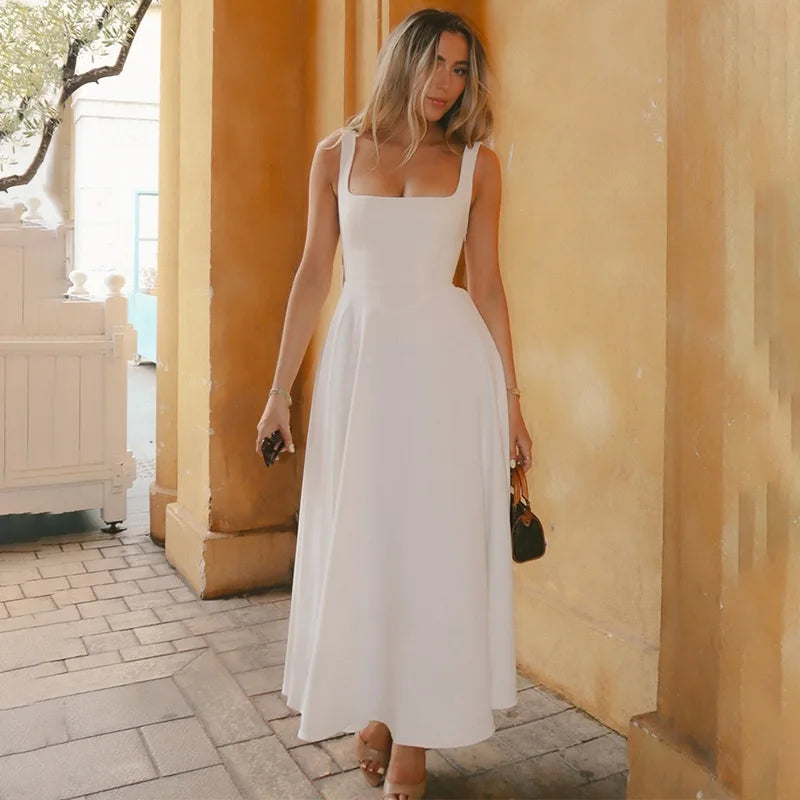 Sleeveless A-Line Dress