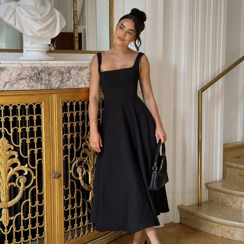 Sleeveless A-Line Dress