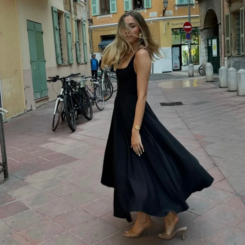 Sleeveless A-Line Dress