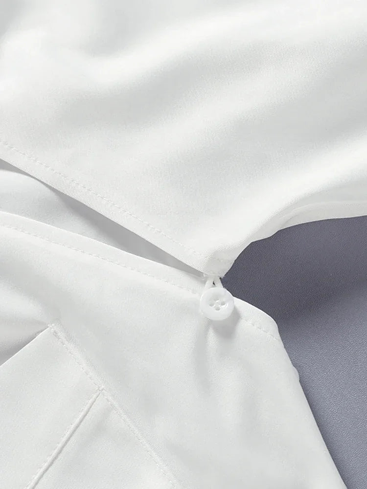 High Street Button-Up Blouse