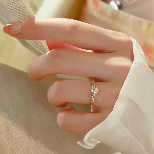 Creative Zircon Ring