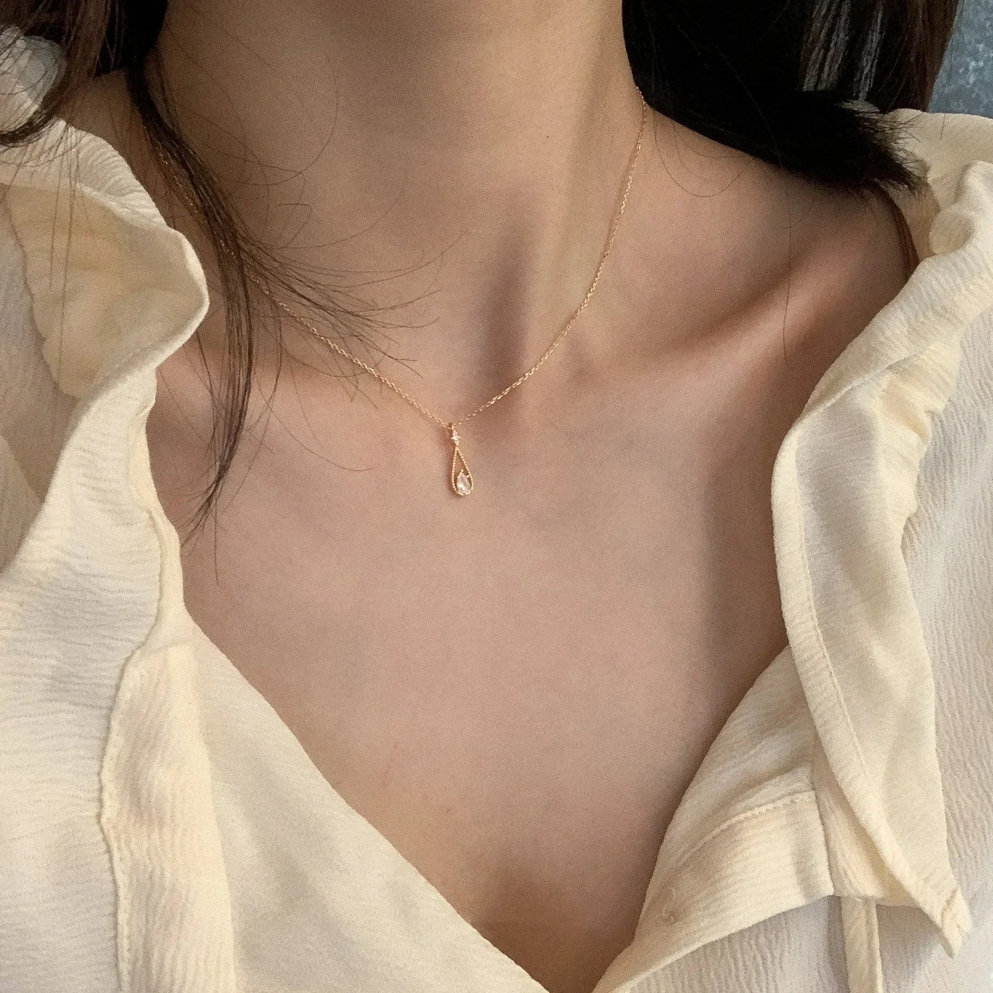 Drop Pendant Necklace