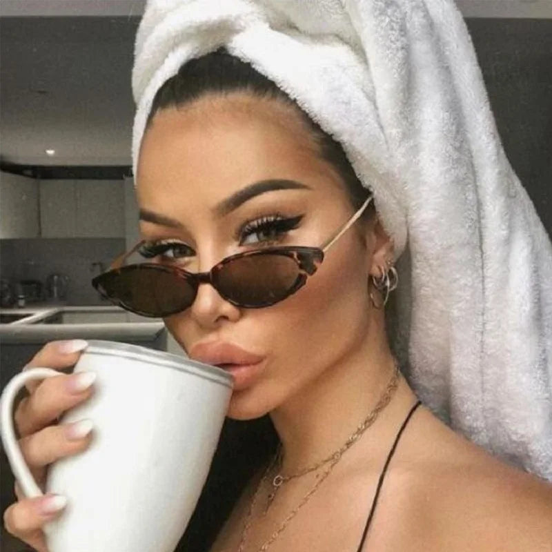 Oval Acetate Sunglasses