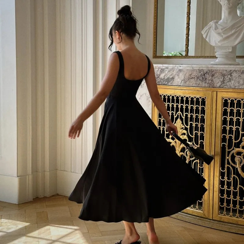Sleeveless A-Line Dress