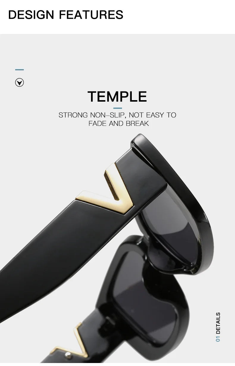 Rectangle Fashion Sunglasses