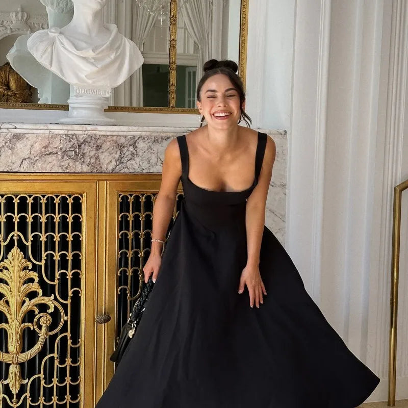 Sleeveless A-Line Dress
